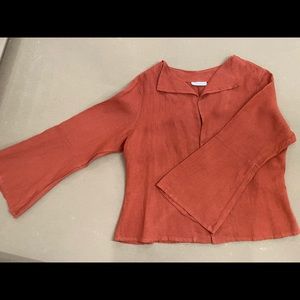 Cropped Linen Jacket